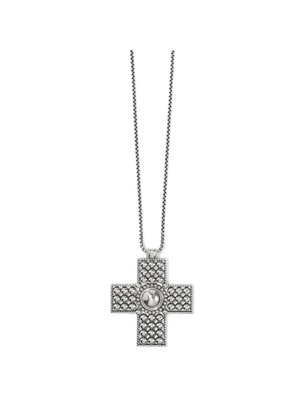 Brighton Pretty Tough Bold Cross Necklace $98 NWT JM7470